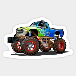 Cartoon Monster truck Sticker